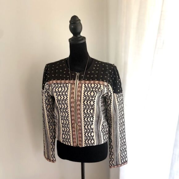 Anthropologie Tularosa Booker Studded Jacket Size S - Picture 14 of 16